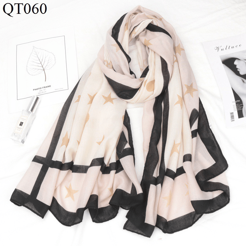 New Korean Style Cotton and Linen Scarf Women Fashion Trend Plaid Scarf Shawl Dual-Use - MRSLM