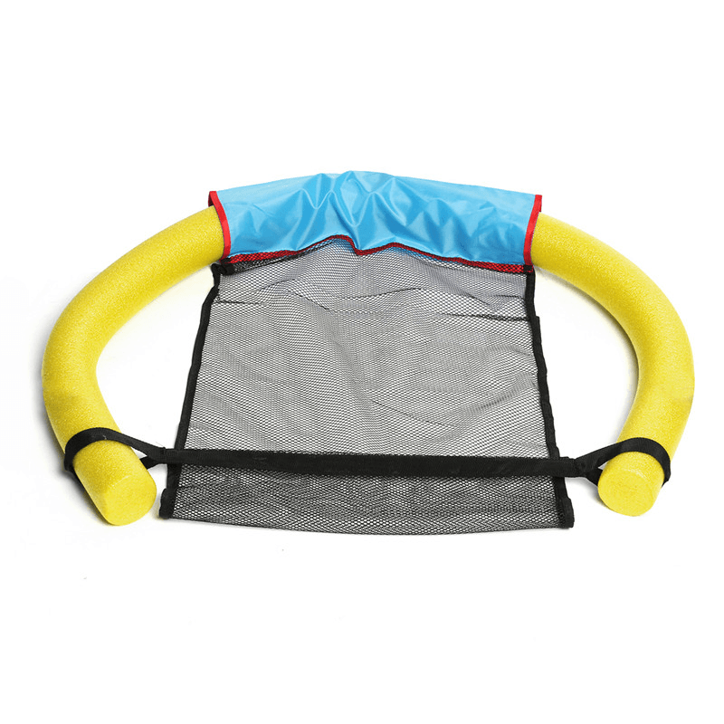 Summer Water Floating Chair Hammock Swimming Pool Seat Bed with Mesh Net Kickboard Lounge Chairs for Kid Adult Swimming Play Toys - MRSLM