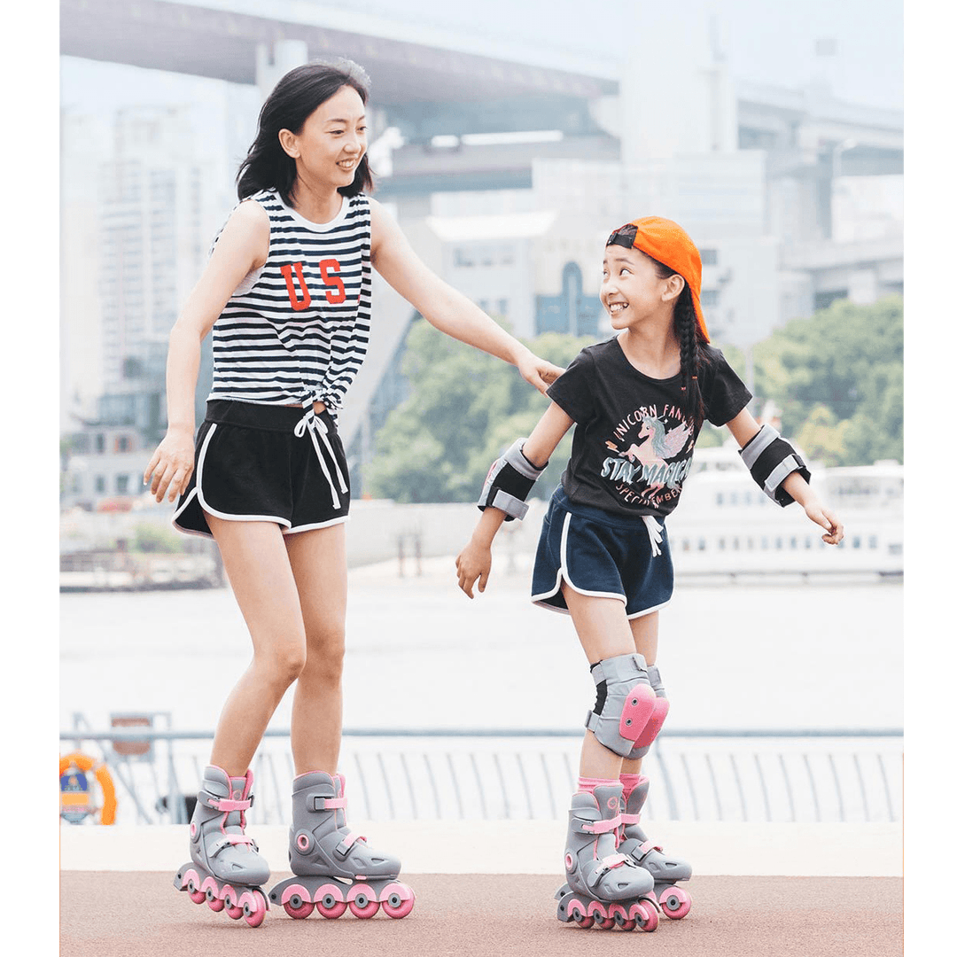 Kids Intellectual Smart Roller Skate Adjustable Speed Record Children Inline Skates Shoes - MRSLM