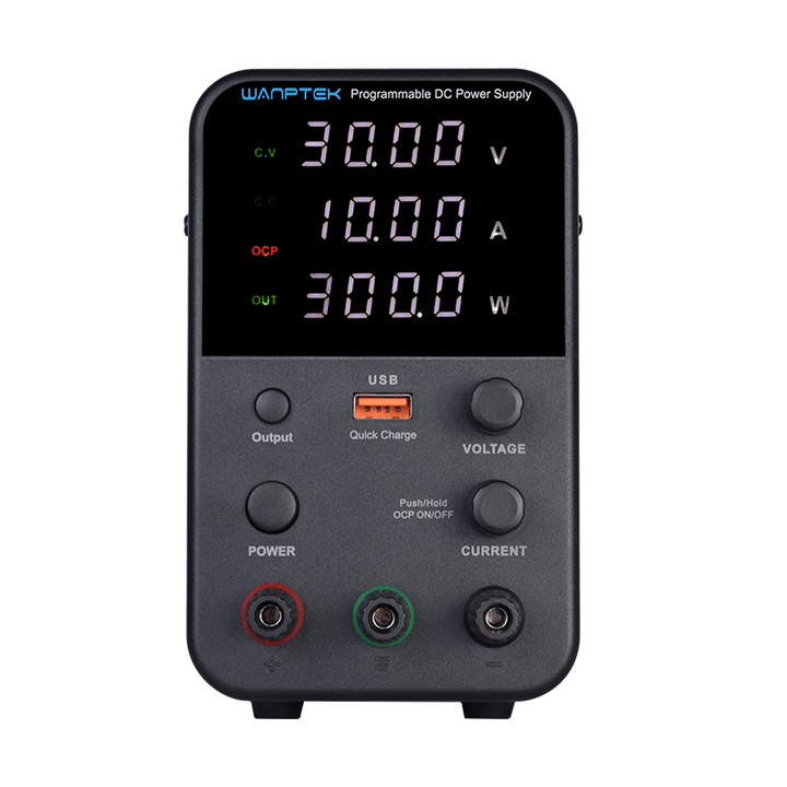 WANPTEK WPS3010H 30V 10A Adjustable DC Power Supply Programmable 4 Digits LED Display Switching Regulated Power Supply - MRSLM