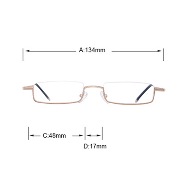 Men Women Resin Ultralight Anti-Fatigue Reading Glasses Portable Old Glasses with Box - MRSLM