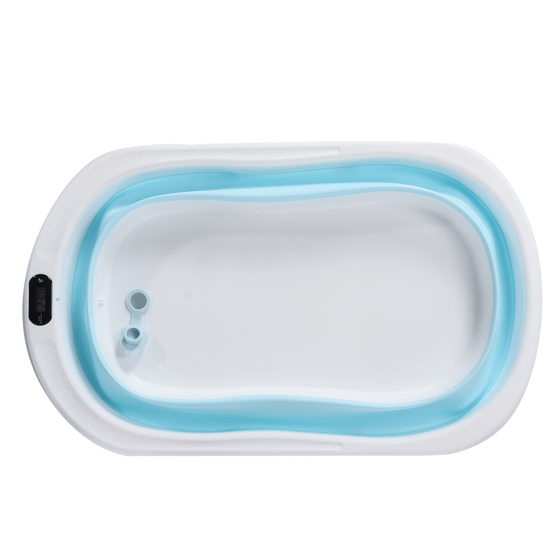 Portable Foldable Baby Bathtub Infant Newbornbath Tub Temperature Sensitive - MRSLM