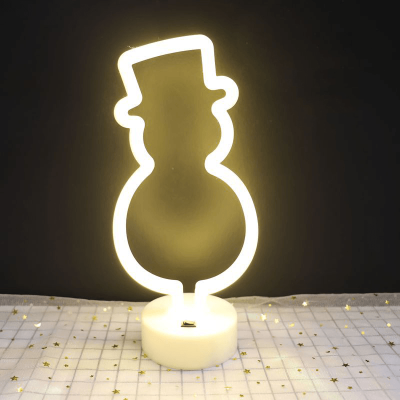 Upgrade Neon Night Light Rabbit Vibrato Anchor Bigmouth Bird Creative Night Light Spot - MRSLM