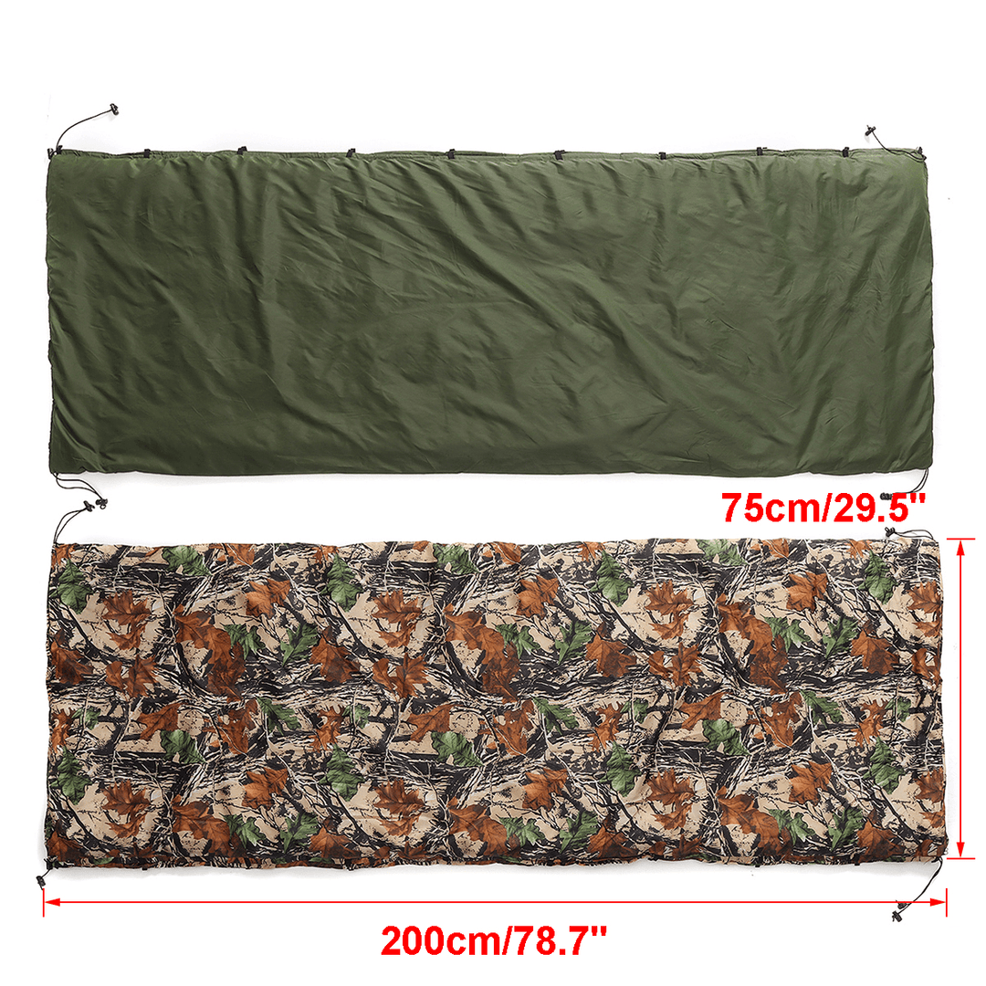 Camping Sleeping Bag Thermal Envelope Hammock Bed Underquilt Ultralight Insulation Warm Lazy Bag Travel Climbing - MRSLM