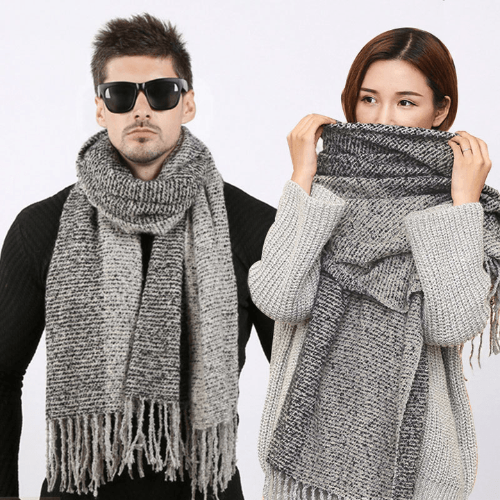 College Style Couple Circle Yarn Scarf Trend - MRSLM