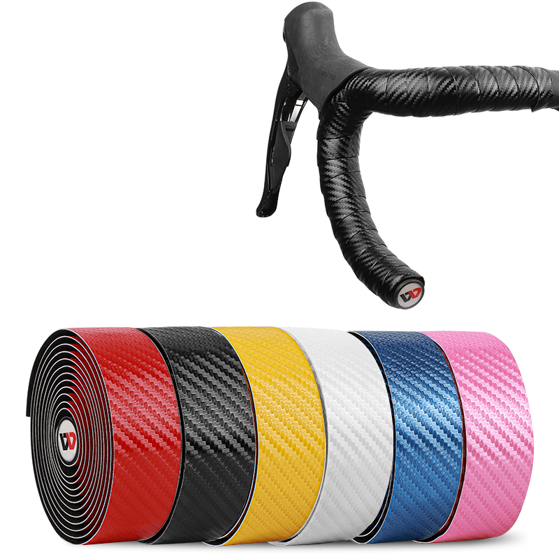 WEST BIKING EVA Bike Handlebar Tape Anti-Slip Shock Absorption Handle Bar Tape Cycling Handle Accessories with Two Plug - MRSLM