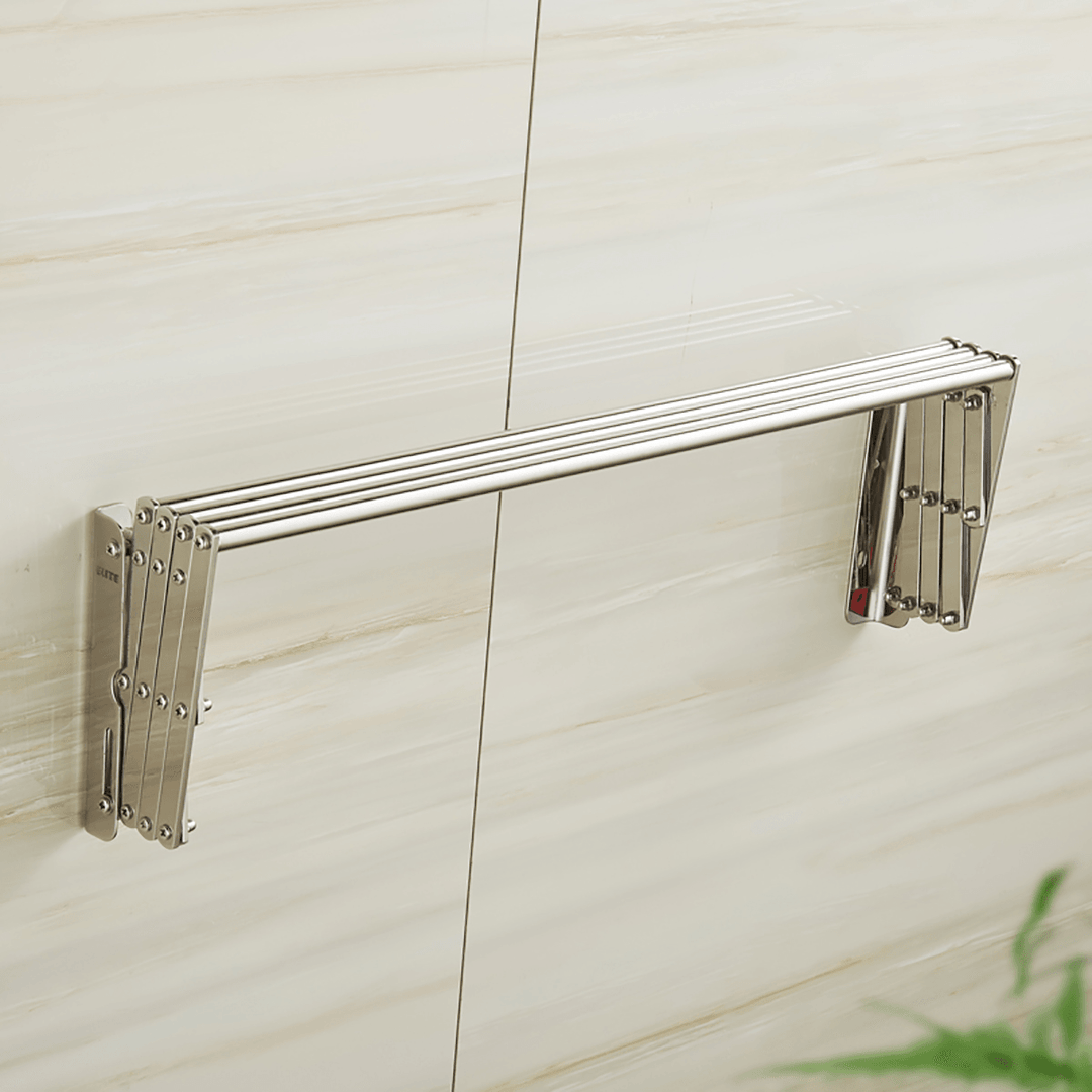 Stainless Steel Towel Organizer Towel Rack Retractable Towel Rack Bath Towel Holder Storage Organizer for Home Hotel - MRSLM