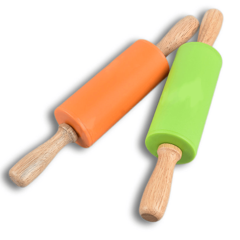 Non-Stick Silicone Rolling Pin Kitchen Pastry Dough Flour Bread Cooking Bakeware Tool - MRSLM