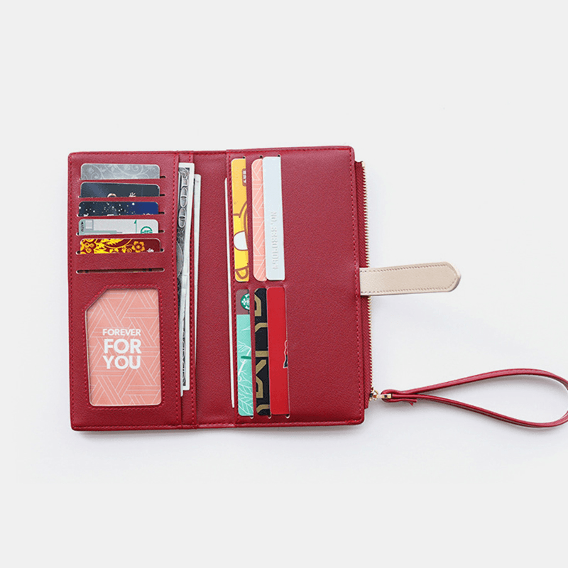 Women 12 Card Holders Bifold Wallet Purse - MRSLM