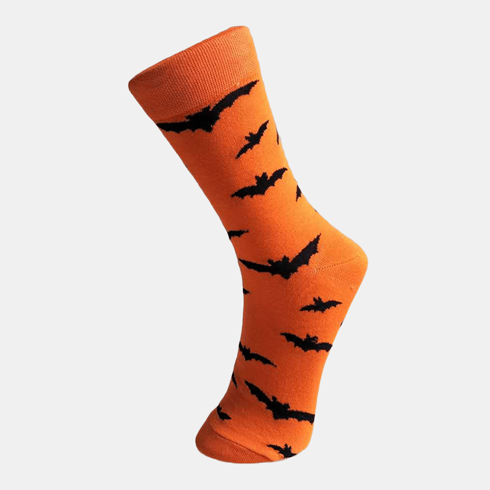 Halloween Couple Socks Cotton Pumpkin Tube Socks - MRSLM