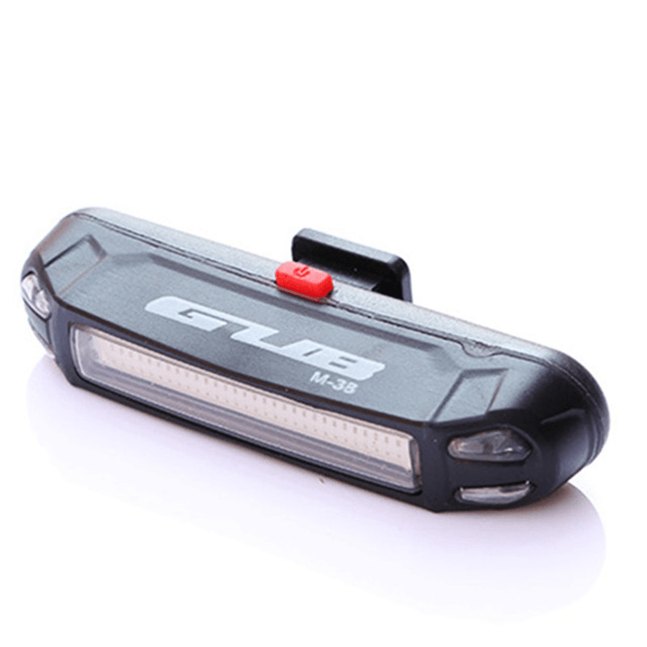 GUB M-38C 100LM Bike Light USB Rechargeable LED Taillight Ultralight Multifunction Warning Night Light - MRSLM