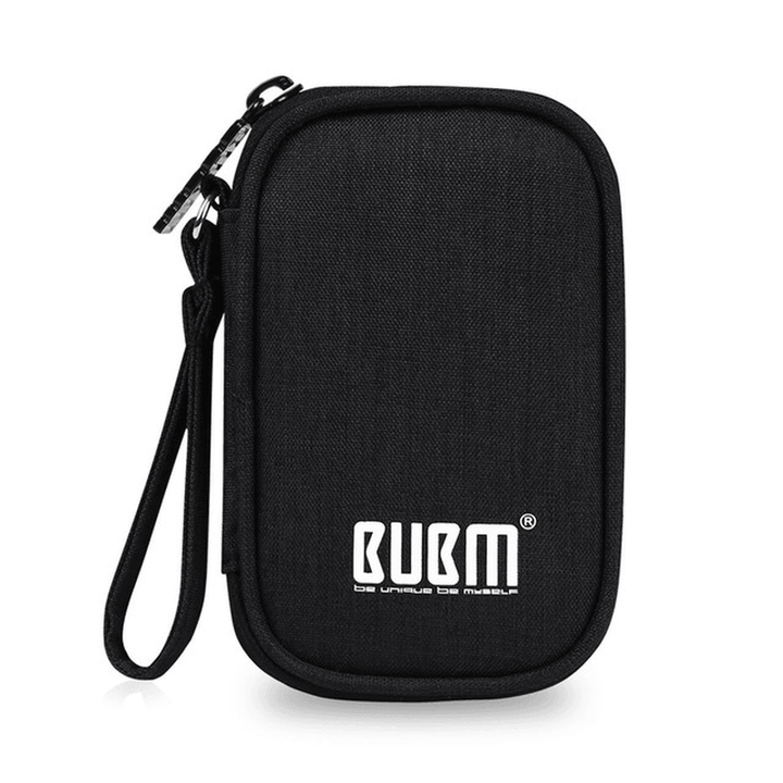 BUBM Travel Carrying Case for Small Electronics and Accessories Earphone Earbuds Cable Change Purse - MRSLM