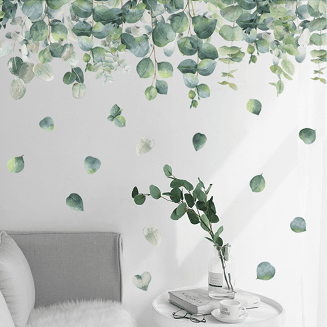 DIY Tropical Leaves Plant Flower Wall Sticker Art Home Decor Office Decal Mural - MRSLM