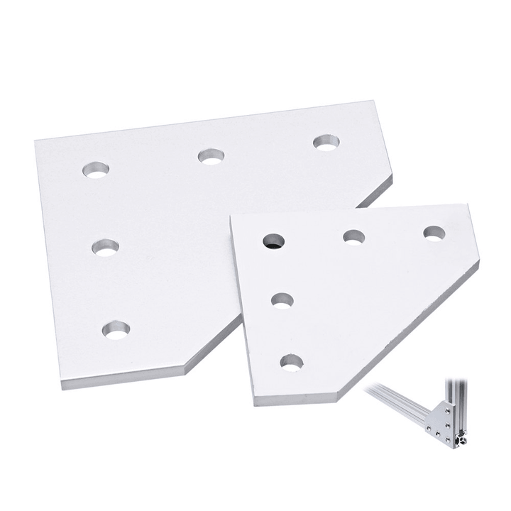 Machifit 5 Holes Aluminum Profile Corner Bracket 90 Degree L Type Joint Plate for CNC V-Slot 2020 3030 Alumin - MRSLM