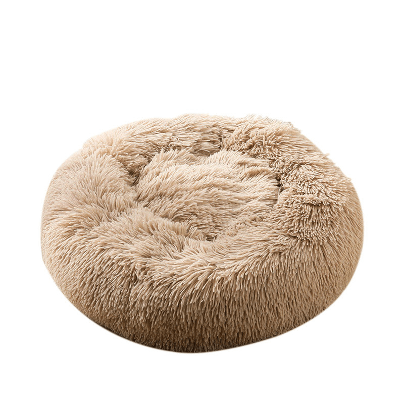 Pet Bed Comfortable Donut Cuddler round Dog Kennel Ultra Soft Washable Dog and Cat Cushion Bed Winter Warm Sofa - MRSLM