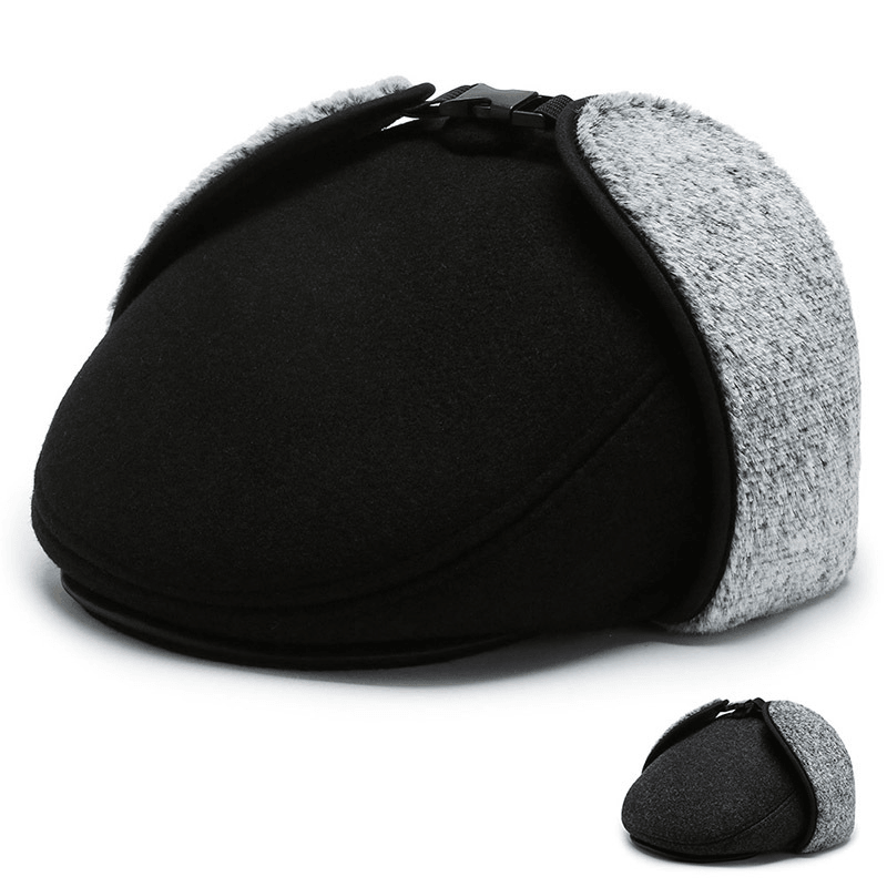 Thickened Earmuffs and Velvet Warm Cotton Cap - MRSLM