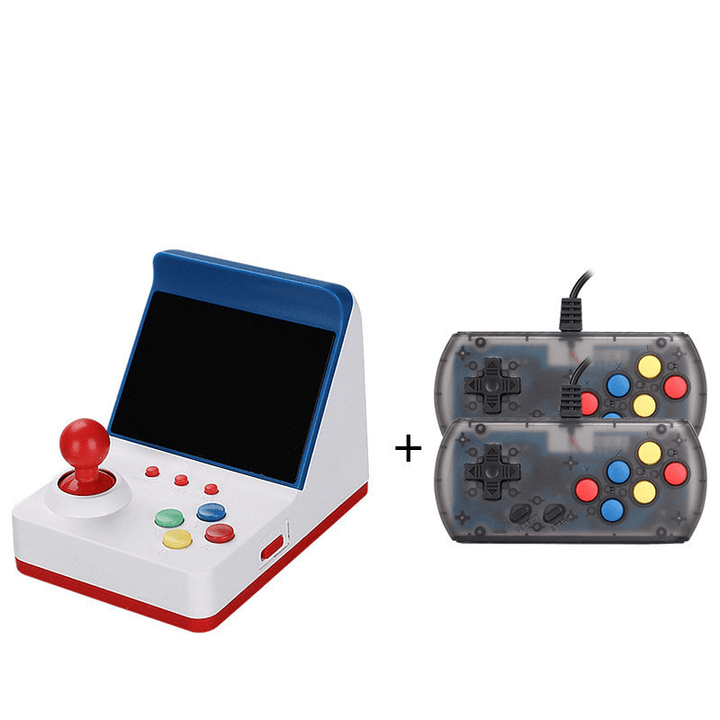 A6 Handheld Game Console Mini Retro FC Red and White Machine - MRSLM