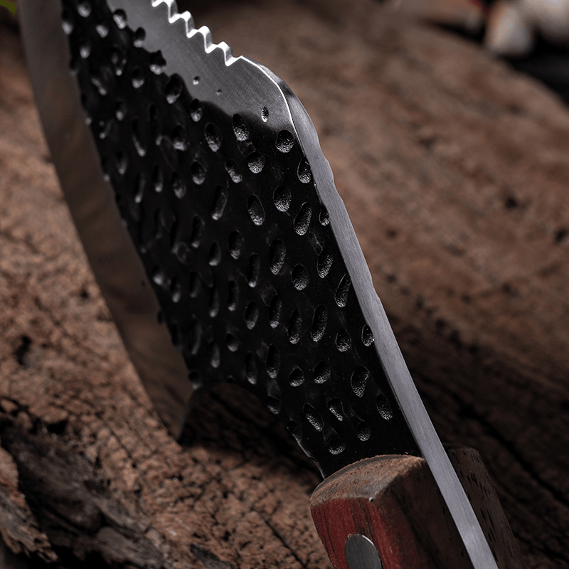 MCD73 Stainless Steel Kitchen Knife Bone Chopping Cleaver Knife Chopper Outdoor Multi-Function Cleaver Bone Chopping Knife - MRSLM