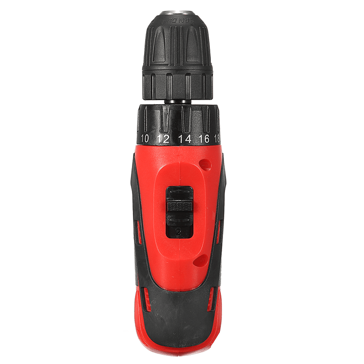 DC 12V Power Drills Two Speed Electric Screwdriver 2 Batteries 1 Charger Screw Driver Tools Kit - MRSLM