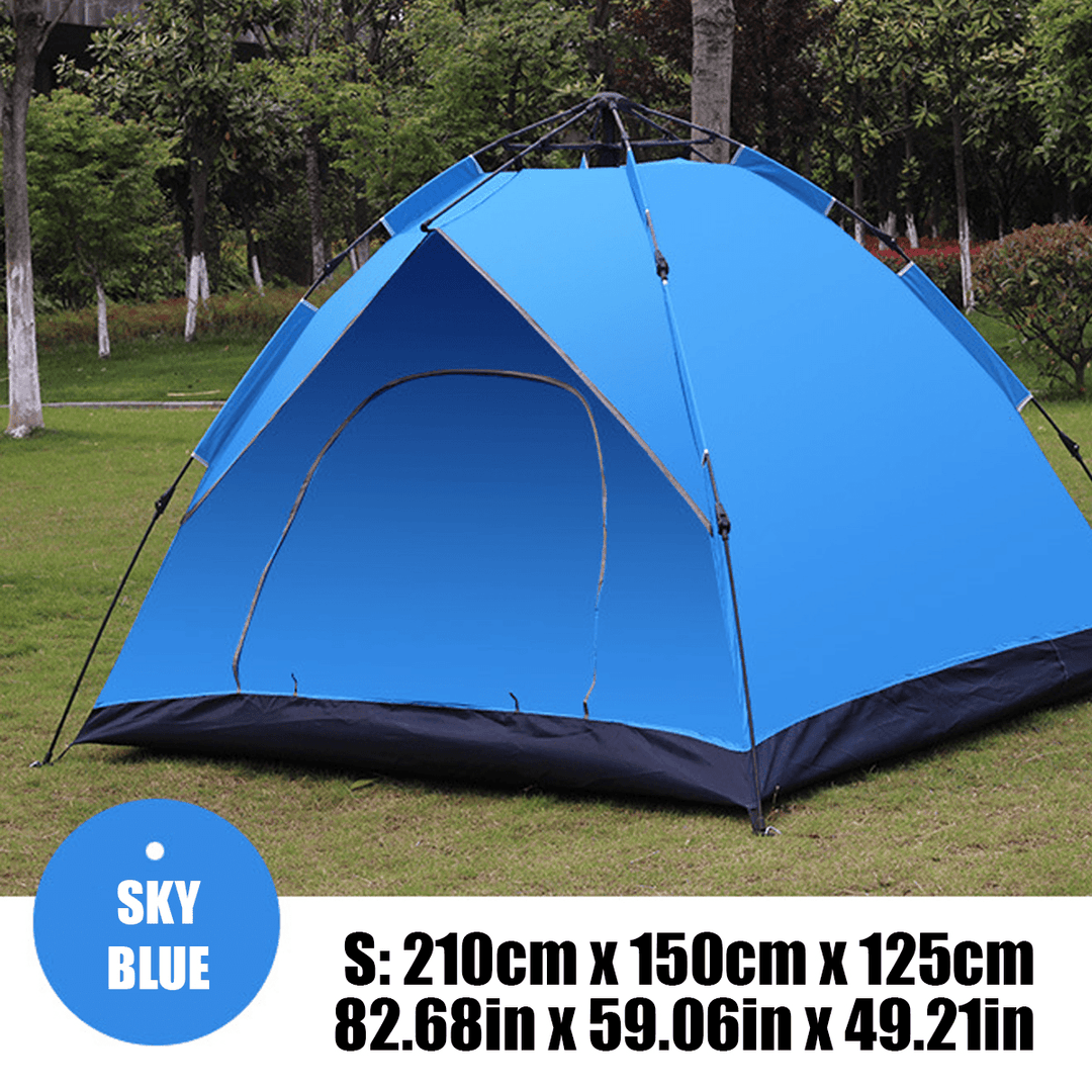 Ipree® 3-5 People Waterproof Camping Tent 210T PU Fabric UV Protectionof Tent for Outdoor Travel Hiking Camping - MRSLM