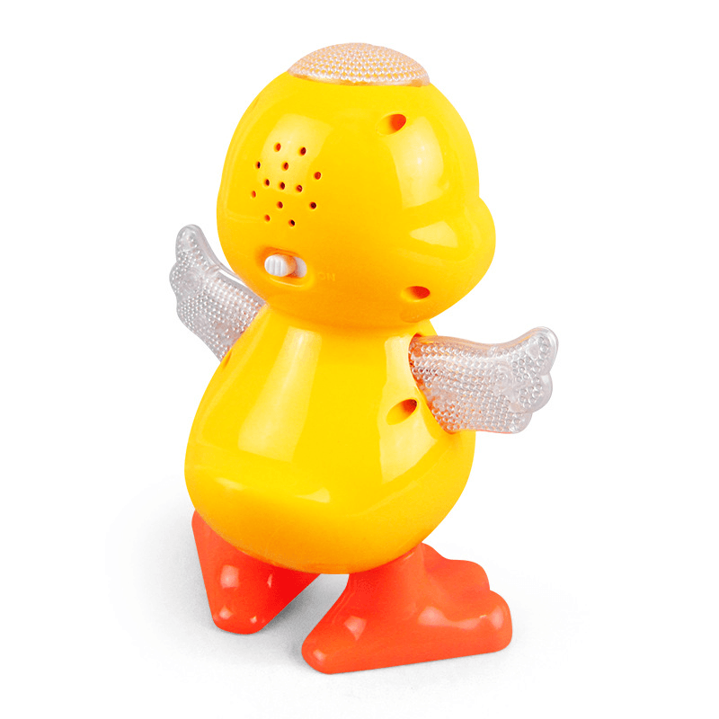 Cute Dancing Duck Educational Toy Musical Lighting Doll Interactive Kids Gift - MRSLM