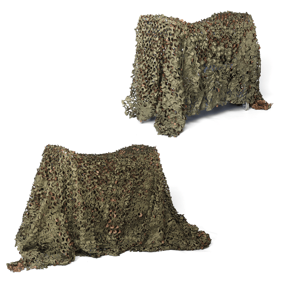 Multi-Size Camo Net Quick Dry Waterproof Camouflage Netting Reversible Green/Brown for Hunting/Shooting - MRSLM