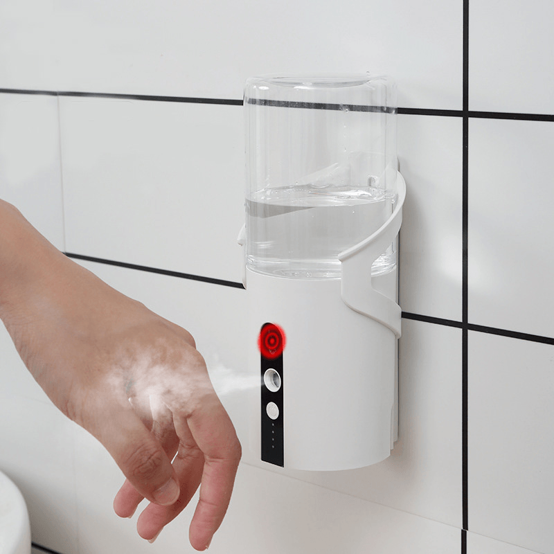 320Ml Wall Mounted Automatic Soap Dispenser Spray Liquid Soap Dispenser Infrared Sensor Touchless Hand Sanitizer Machine - MRSLM