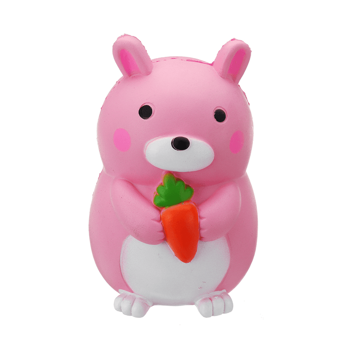 Carrot Rabbit Squishy 9*12.5Cm Slow Rising with Packaging Collection Gift Soft Toy - MRSLM