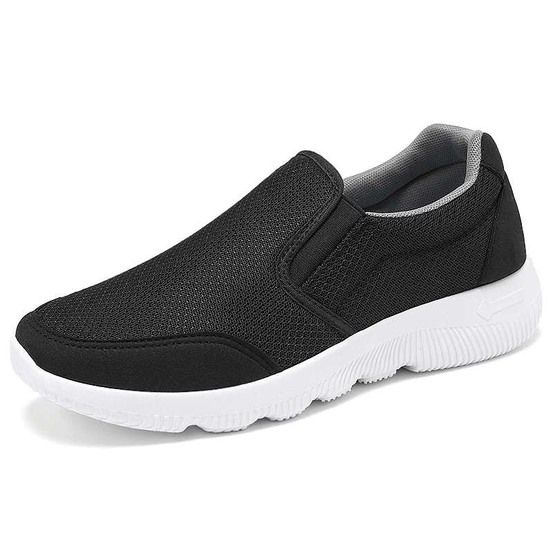 Women Large Size Mesh Breathable Casual Soft Walking Shoes - MRSLM