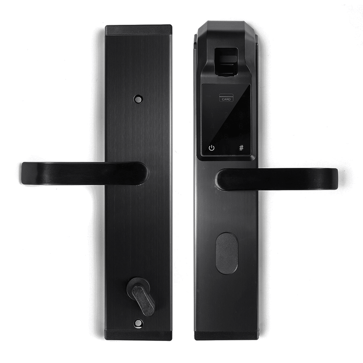 Smart Optical/Semiconductor Door Lock Fingerprint/Card/Password/Key/App Control Access Security Doorlock - MRSLM