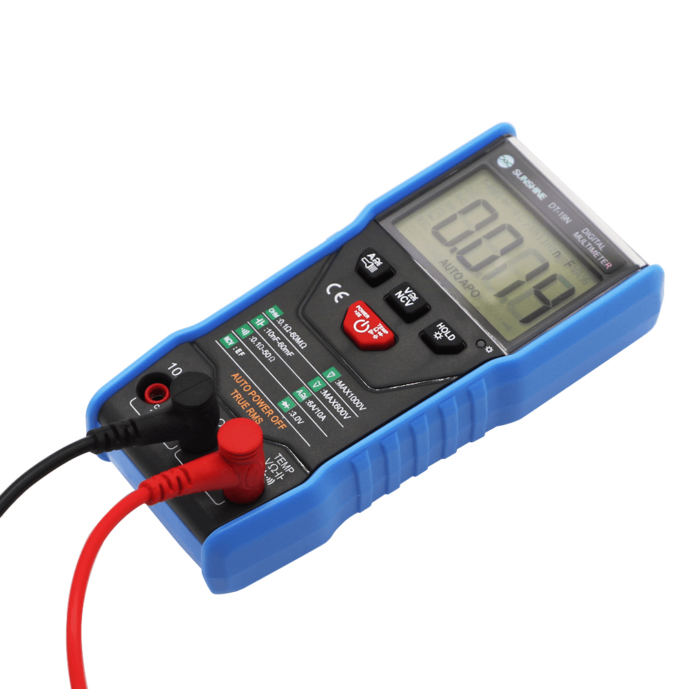 SUNSHINE DT-19N Mini Smart Multimeter Range Mobile Phone Repair Digital Multimeter AC DC Resistance Tester - MRSLM