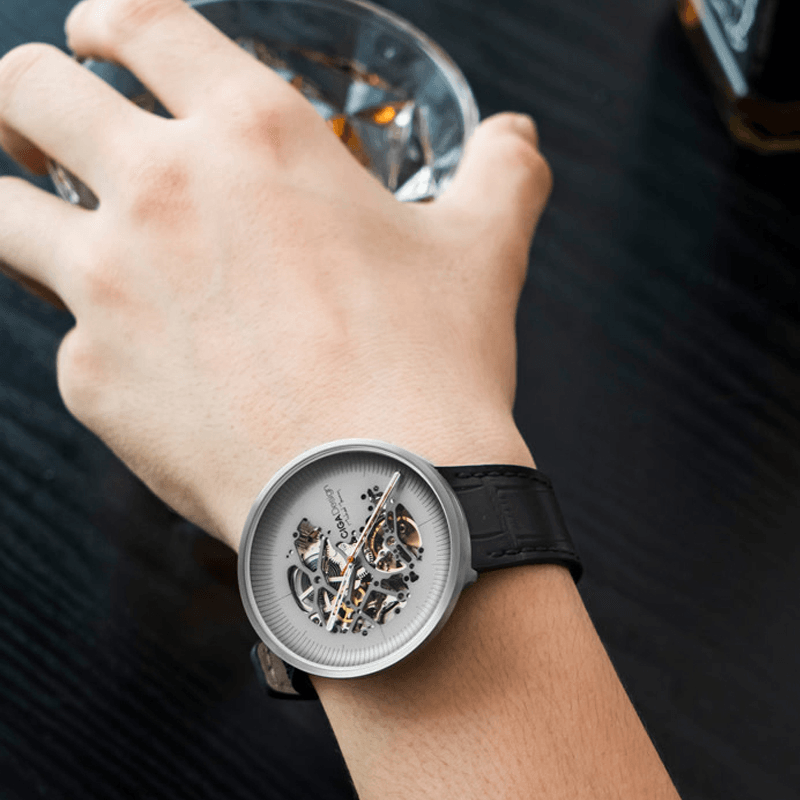 Original CIGA Design MY Series Hollow Design Titanium Case 3ATM Waterproof Men Automatic Mechanical Watch from Xiaomi Youpin - MRSLM