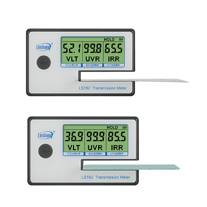 LS162 Transmission Meter Portable Solar Film Tester Handheld Automotive Film Three-Display Testing Instrument - MRSLM