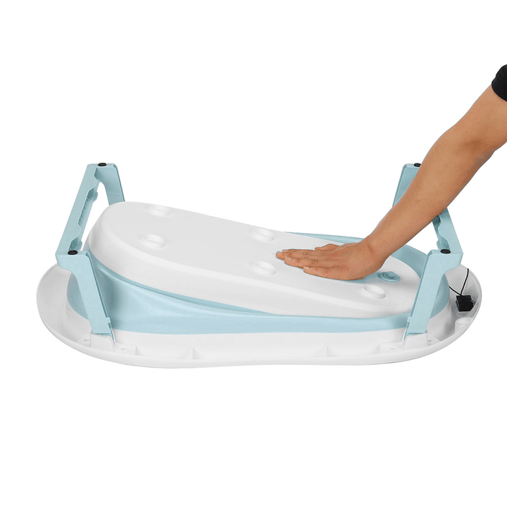 Folding Temperature-Sensing Baby Bathing Bathtub Household Thickening Large Environmentally Friendly Bath Tub - MRSLM