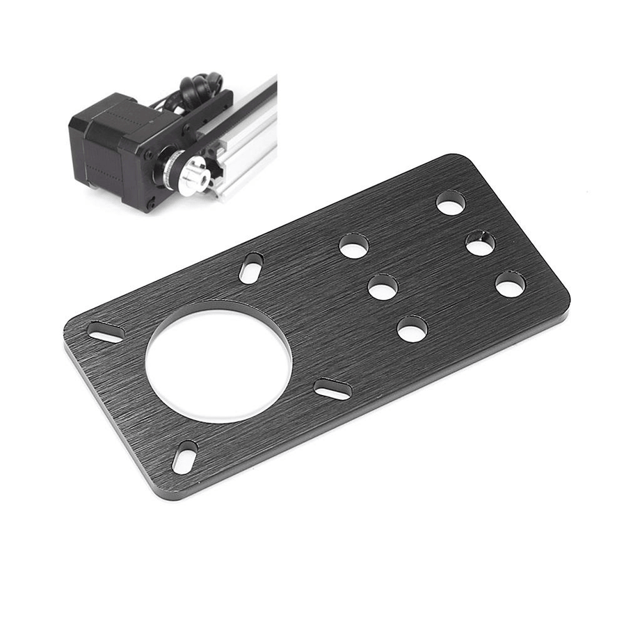 Machfit Aluminum Nema 17 Stepper Motor Mount Plate for CNC Machine V-Slot Aluminum Extrusions Profile CNC Parts - MRSLM