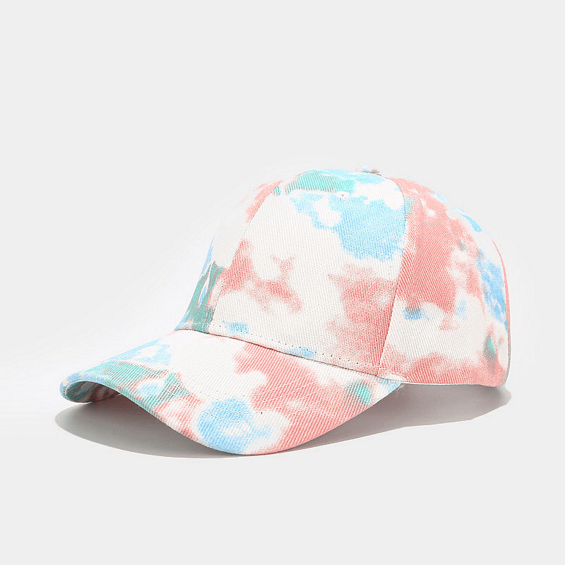 Tie-Dye Baseball Cap Fashion Leisure Shade Hat - MRSLM