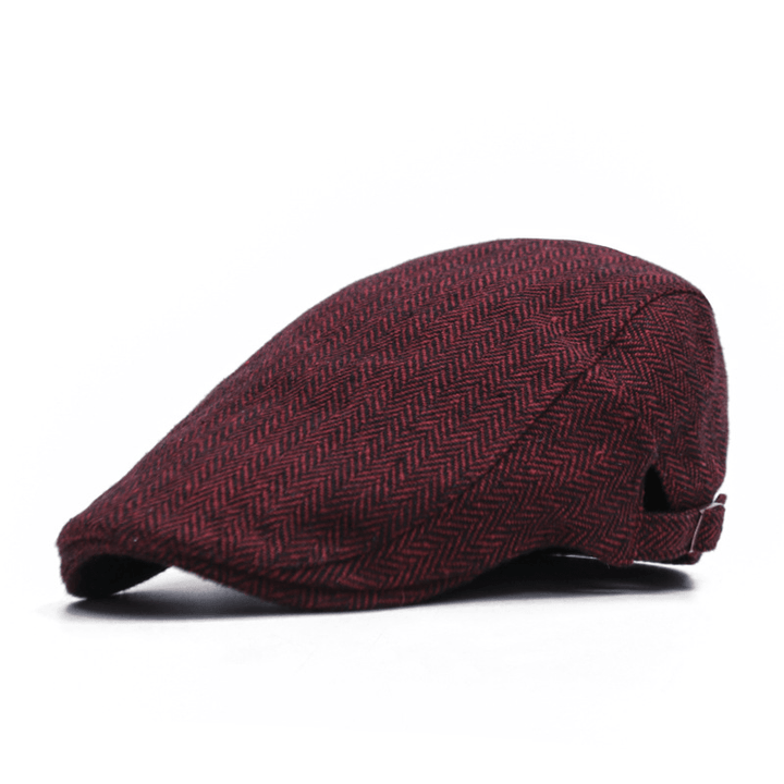 Autumn and Winter Woolen Mens and Womens Beret Caps - MRSLM