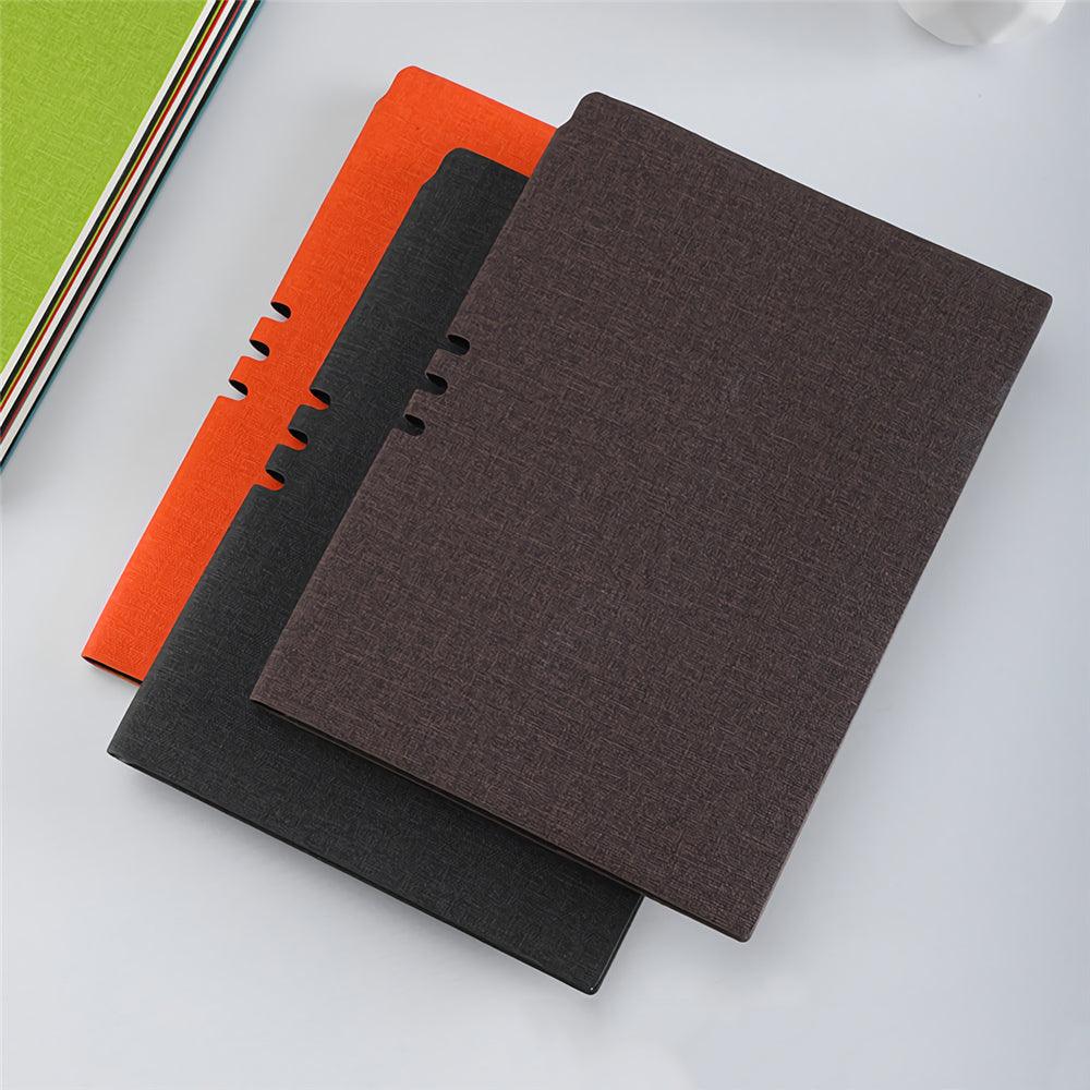 A5 Business Office Notebook Creative Soft Leather Daily Work Notebook Stationery Writing Notebook Office Supplies - MRSLM