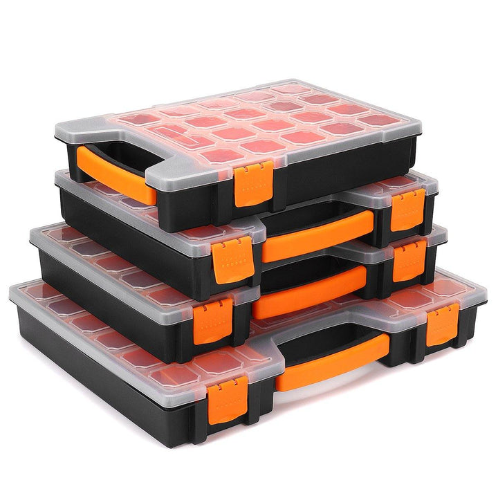 Part Storage Organizer with 10/14/15/22 Compartment Plastic Tool Box Screw Case - MRSLM