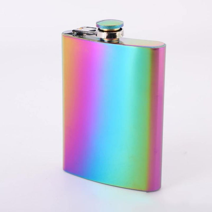 7OZ/8OZ Stainless Steel Hip Flask Liquor Whiskey Alcohol Pocket Bottles Winebottle Gift - MRSLM