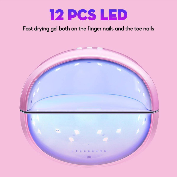 Nail Phototherapy Nail Dryer Machine Led Lamp Induction Quick-drying Household Nail Polish Glue Dryer - MRSLM