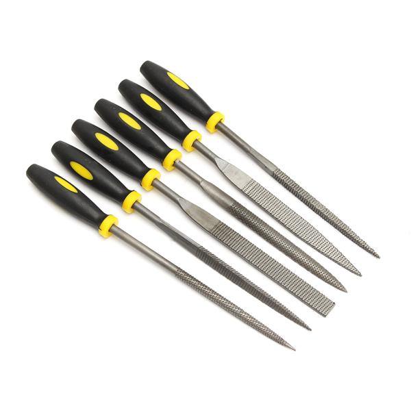 6Pcs Steel File Diamond Needle File Assorted Rasp Repair Tool -L/M/S - MRSLM