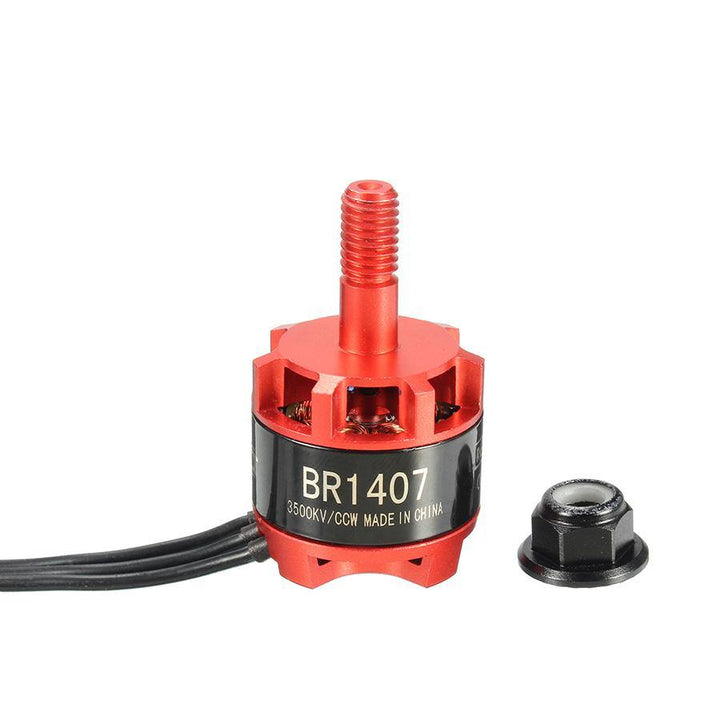 Racerstar Racing Edition 1407 BR1407 3500KV 2-3S Brushless Motor Red for 150 180 200 RC Drone FPV Racing - MRSLM