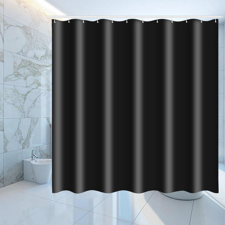 Waterproof Black Shower Window Curtain Bathroom Drape Hotel Home Decor Fashion - MRSLM