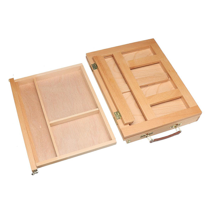 Wooden Drawing Board Easel Desktop Multifunctional Art Painting Table Desk Painting Easel - MRSLM