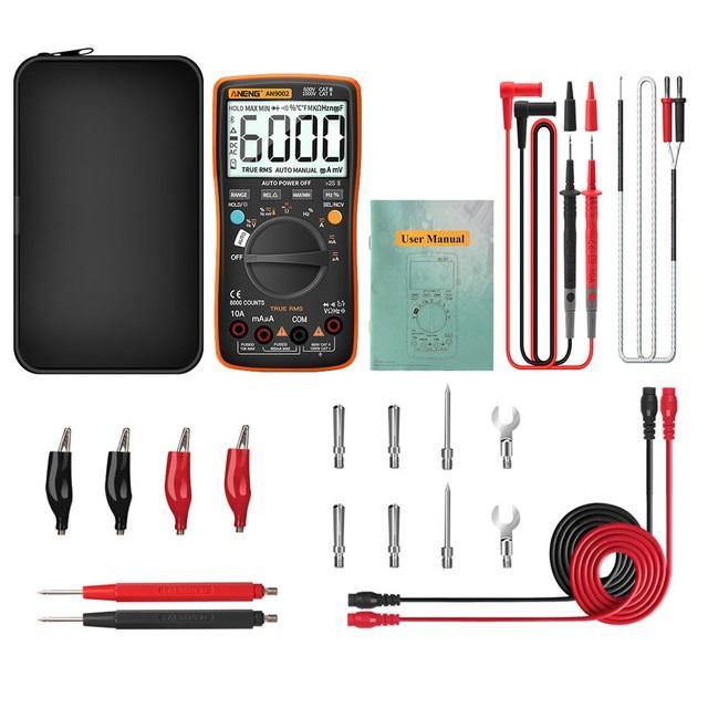 ANENG AN9002 bluetooth Digital Multimeter 6000 Counts Professional Multimetro True RMS AC/DC Current Voltage Tester Auto-Range - MRSLM