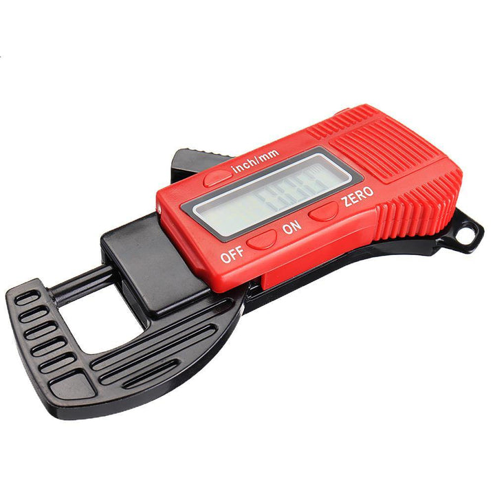 Drillpro 0-12.7mm Caliper Carbon Fiber Composites Digital Thickness Caliper Micrometer Gauge - MRSLM