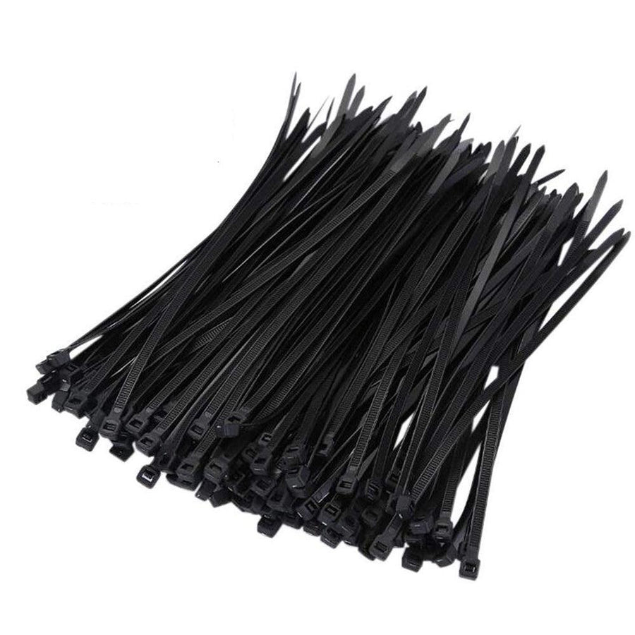 Suleve ZT06 Nylon 500Pcs/1000Pcs 3mm 6/8/10/12/15/20cm Black/White Nylon Self-locking Cable Tie Zip Ties Strong Tensile Strength - MRSLM