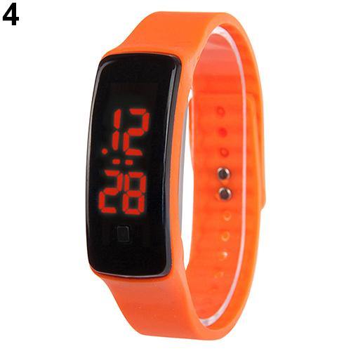 Men Women Silicone Band Digital LED Bracelet Wristwatch Sports Running Watches - MRSLM