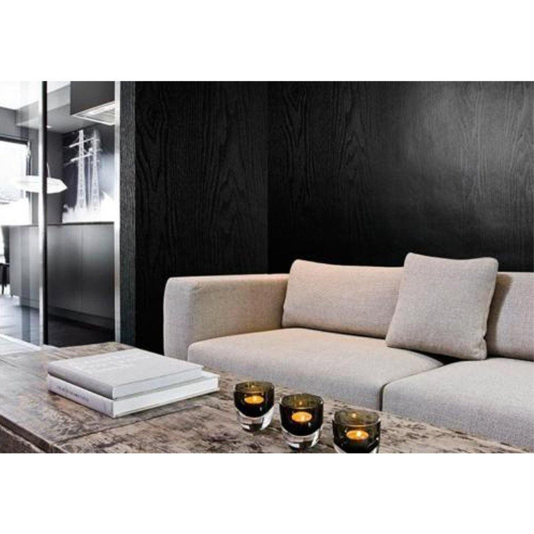 Black Wood Looking Textured Self Adhesive Decor Contact Paper Vinyl Shelf Liner Wall Paper - MRSLM